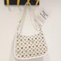 Large capacity underarm bag 2024 Korean fashion new shoulder bag for women casual versatile printed handbag