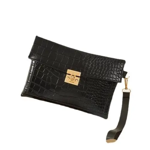 Women's 2024 New Circle Flower Material Square Lock Handle Bag Small Square Leisure Phone Bag Fashionable Gift Foreign Trade