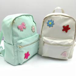 11 Stock Colors Manufacturer Direct Supply Boys Girls School Bag Waterproof Nylon Bagpack School Bag Kids Backpack