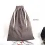 Custom Logo Printing Velvet Drawstring Shoe Clothes Packaging Bag Reusable Plush Dust Shopping Velvet Pouch