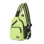 Women's Fashionable Oxford Cloth Chest Bag with Headphone Hole Zipper Closure Low MOQ Outdoor Wear Proof for Summer Spring