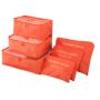 Gelory Multi-functional Clothing Sorting Packages Travel Storage Compression Packing Cube Luggage Organizer Pouch 6pcs Set