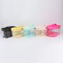 Large Capacity Portable Women Waterproof Makeup Brush Organizer Bag Transparent PVC Cosmetic Bag With Handle
