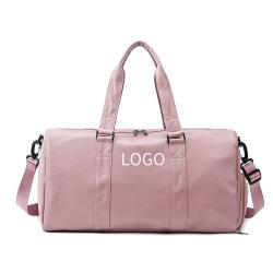 custom logo luxury pu duffel bag for girls smell proof leather outdoor multifunctional fitness travel bag bolso viajero