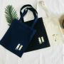 Wholesale Single-Shoulder Canvas Bag for Women Casual Shopping Tote Bag  Student School Bag Custom Logo