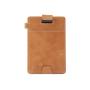 Minimalist front pocket wallet rfid blocking nice synthetic leather thin id credit card holder