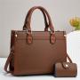 2024 Newest Luxury Fashion Ladies Handbags Trendy High Quality Canvas Women's Tote Bags With Card Bag