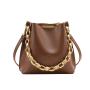 China Supplier Bolsos Mujer Shoulder Bag Chains Crossbody Pure Color Sac A Main Femme  Hand Bags For Women