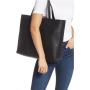 Good quality handbag pu leather shopper bag tote bags with custom logo