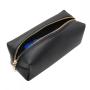 Portable makeup bag brush organizer for travel pu saffiano leather cosmetic bag fashion toiletry bag
