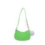Hot Selling 2024 New Small Bag for Women Felt Solid Zipper Fashion Single Shoulder Crossbody Bag With Chain Ladies Handbag