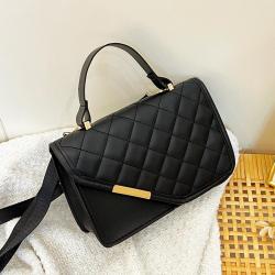 2024 Trendy Casual Diamond Embroidered Small Square Shoulder Bag Portable Cross-Border Lady's Handbag for Foreign Trade
