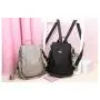 ZR182 Women's Anti-theft Waterproof Backpack New Fashion Famale Nylon Canvas Oxford Cloth Backpack Girl Single Shoulder Bag