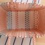 ZR783 Bucket Handbag Beach Bag Women Fashion Plastics Handmade Color Woven Summer Messenger Crossbody Bag Girls Lady Straw Bag