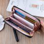 2022 Fashion women pu leather Vintage ladies clutch bag  women's phone case card holder multiple wallets