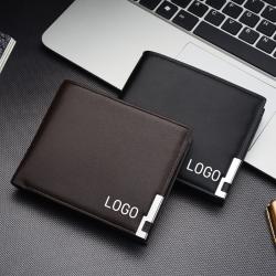 Hot Sell Slim Wallet For Men Fashion Men Card Holder Wallets Pure Color Customs Wallet