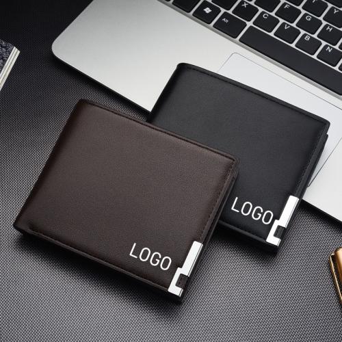 Hot Sell Slim Wallet For Men Fashion Men Card Holder Wallets Pure Color Customs Wallet
