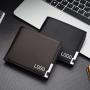 Hot Sell Slim Wallet For Men Fashion Men Card Holder Wallets Pure Color Customs Wallet