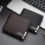 Hot Sell Slim Wallet For Men Fashion Men Card Holder Wallets Pure Color Customs Wallet