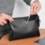 Wholesale Luxury Leather Mens Envelope Bag Custom Logo Fashion Famous Brand Designer Clutch Wallet for Men