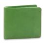 Leather slim bifold wallet vintage handmade vegetable tanned leather wallet