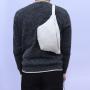 RTS Low MOQ Custom Designer Waist Bag Crossbody Fashion Cute Fancy Super Soft Teddy Cloth White Sherpa Large Fanny Packs