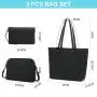 Lovevook fashion designer luxury hand bags set female PU leather work tote bags for women high quality ladies purse and handbags