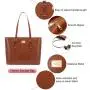 2023 Lovevook 2pcs Classic Crocodile pattern Large Business handbags and Purse Luxury Computer Hand bag Ladies Laptop PU Tote Ba