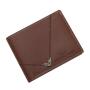 2024 New men's wallet men's short wallet simple fashion multi-card space lychee grain horizontal splicing leather wallet