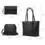 Lovevook 2022 luxury high quality 3pcs purses and handbags for ladies large capacity PU leather women's tote bags