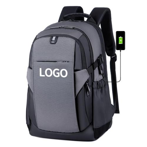 Wholesale Logo Custom Waterproof 15.6 Inch Teenager Usb Computer Business Back Bag Laptop Backpack For Men sac a dos mochilas