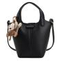 Customized new version bucket women's bag all-match one-shoulder  bag fashion leather handbag