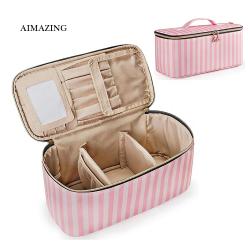 Rest Room Organizer Make up Cosmetic Case Mirror Storage Drawers Make up Organizer Makeup Storage Box Professional Make up Bags