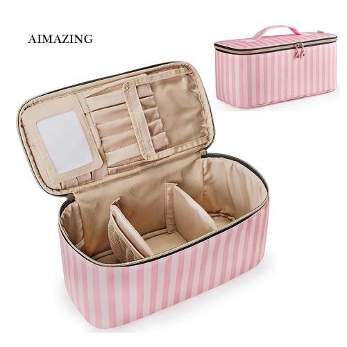 Rest Room Organizer Make up Cosmetic Case Mirror Storage Drawers Make up Organizer Makeup Storage Box Professional Make up Bags