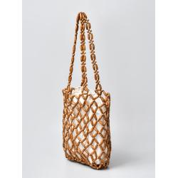 2024 Summer Tote Bags Women Handbags Purse Ladies Casual Shoulder Beach Bag Tote Handbags Wooden Bead For Holiday