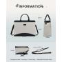 LOVEVOOK 15.6 in New large capacity niche design crossbody bag ladies Fashion handbag work tote bag Luxury Bags for Women Purses
