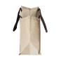 Jute Burlap Tote Bags manufacturers Soft Cotton Handles Laminated Interior Reusable Grocery Shopping Bags