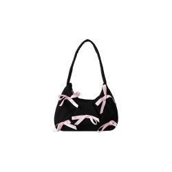 Fashion Large Capacity Nylon PU Material Handbag Ladies Underarm Shoulder Bag With Zipper Closure