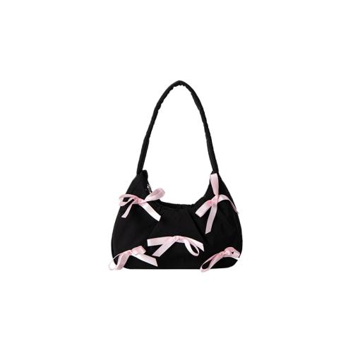 Fashion Large Capacity Nylon PU Material Handbag Ladies Underarm Shoulder Bag With Zipper Closure
