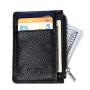 ZHF222 Cross-border European and American Creative Zipper Card Bag Wallet Men's Mini Wallet Litchi Pattern Zero Wallet