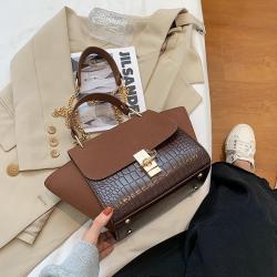 KBW480 New Frosted Women Bags Europe and The United States Chain Single Shoulder Crossbody Bag PU Ladies Handheld Retro Wing Bag