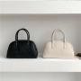 Women's bag New fashion trend Dinner bag PU leather hand bags pure color simple large capacity luxury handbags for women