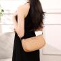 Fashion shoulder bag women 2024 new summer lady  texture messenger bags embroidery armpit bag