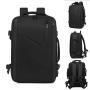 XL076 16IN Durable Computer Bag With USB  Waterproof Wearable Multicard Slot Backpack Expandable Large Capacity Shoulder Bag