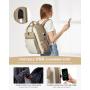 LOVEVOOK 15.6 17 Inch Business College School Computer Backpack Bag Purse with USB Port Casual Travel Laptop Backpack for Women
