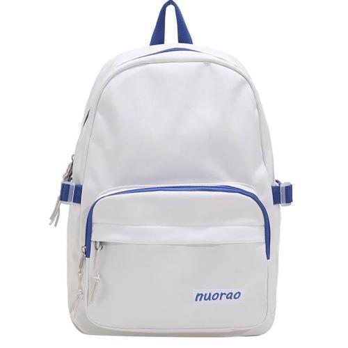 ZR290 Contrast Color NewVersatile Schoolbag Unisex Fashion Backpack Oxford Zipper Backpack High School Student Travel Laptop Bag