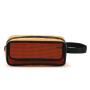 Fashion Orange Mesh Cosmetic Bag Portable Toiletries Handbag Cosmetic Storage Bag
