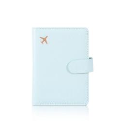 OEW199 PU Leather Travel Passport Holder Cover Wallet RFID Passport Holder Cover Wallet With Card Case Ticket Slot