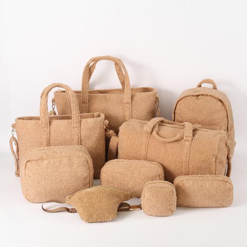 Customizable Nylon,Teddy Velvet,Corduroy Backpack Duffel Fanny Pack Tote Bag Personalized Logo Bag Sets