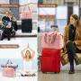 LOVEVOOK 2022 new geometric Weekender Overnight Bag with Laptop Compartment, carry on bags yoga gym women Travel Duffle Bags